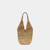 Sac Hobo - ANINE BING - Raphia - Beige