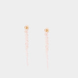 Boucles D'oreilles Drip - Simone Rocha - Crystal - Rose