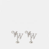 Boucles D'oreilles Vw - Vivienne Westwood - Métal - Argenté