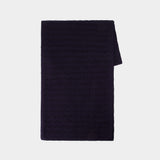 Écharpe Big Wavy - OFFICINE GENERALE - Laine - Noir