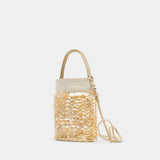 Sac À Main Lila Mini - Staud - Perles - Ivoire