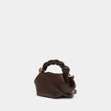 Sac À Main Bou Mini - Ganni - Cuir - Marron