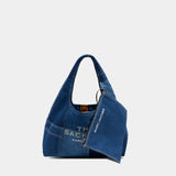 Sac Porté Épaule The Sack - Marc Jacobs - Coton - Bleu