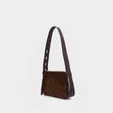 Sac Porté Épaule Romy Small - Tory Burch - Cuir - Marron