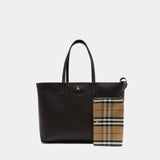 Cabas Ll Medium Reversible - Burberry - Cuir - Marron