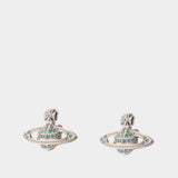 Boucles D'oreilles Mini Relief - Vivienne Westwood - Métal - Argenté