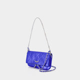 Wallet On Chain Rock Nano - Zadig & Voltaire - Cuir - Bleu