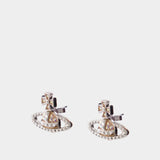 Boucles D'oreilles Mayfair Relief - Vivienne Westwood - Métal - Doré