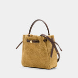 Sac À Main Romy Straw - Tory Burch - Raphia - Beige