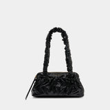 Sac Porté Épaule Gathered Ew - Marni - Cuir - Noir