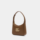 Sac Porté Épaule Vitello Liscio Oro - Dolce&Gabbana - Cuir - Marron