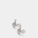 Boucles D'oreilles Mini Bas - Vivienne Westwood - Métal - Argenté