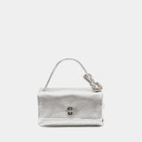 Sac The Mini Dual Top Handle - Marc Jacobs - Cuir - Argenté