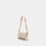 Sac À Main Ll Medium Note - Burberry - Cuir - Blanc