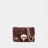 Sac À Bandoulière Nano Moon - Vanessa Bruno - Synthétique - Bordeaux