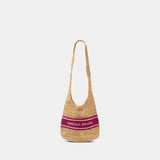 Sac Porté Épaule Hobo - Vanessa Bruno - Raphia - Multi