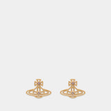 Boucles d'Oreilles Coretta - Vivienne Westwood - Métal - Doré