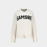Sweatshirt Sakeiku Samsøe 11250 - SAMSØE SAMSØE - Laine - Ivoire