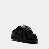 Pochette The Claw Clip - Marc Jacobs - Cuir - Noir
