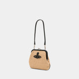 Pochette Vivienne - Vivienne Westwood - Coton - Beige