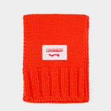 Écharpe Chubby - Charles Jeffrey Loverboy - Coton - Rouge