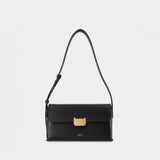 Sac Porté Épaule Simone Small - A.P.C. - Cuir - Noir