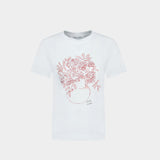 T-Shirt Sacamino Ss - SAMSØE SAMSØE - Coton - Blanc