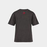 T-Shirt Amy Winehouse - 3.PARADIS - Coton - Noir