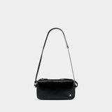 Sac Porté Épaule Soft Camera - Courreges - Cuir - Noir