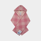 Écharpe Mu Tbar Check Hooded - Burberry - Laine - Rose