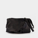 Sac À Bandoulière Tulip M - YOHJI YAMAMOTO - Cuir - Noir