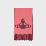 Écharpe 25x180 - Vivienne Westwood - Laine - Rose