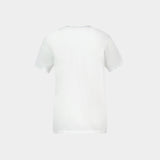 T-Shirt Basic Cherry With Caviar - Ganni - Coton - Blanc