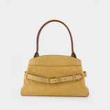 Sac Porté Épaule The Satchel - Marc Jacobs - Cuir - Beige