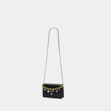 Sac À Bandoulière Small Skull - Alexander McQueen - Cuir - Noir