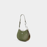 Sac Porté Épaule Charm Frame - Vivienne Westwood - Cuir - Kaki