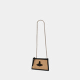 Pochette Small Flat Zip - Vivienne Westwood - Coton - Multi