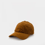 Casquette Corduroy - Ganni - Coton - Marron