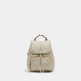 Sac À Dos Ll Mini - Burberry - Synthétique - Blanc