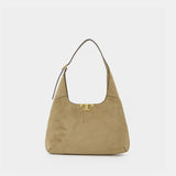 Sac Porté Épaule Eleanor - Tory Burch - Cuir - Beige
