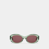 Lunettes De Soleil Kurt - Rouje - Acétate - Vert