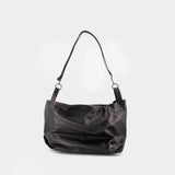 Sac Porté Épaule Tulip L - YOHJI YAMAMOTO - Cuir - Noir