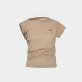 T-Shirt Hebo - Vivienne Westwood - Coton - Beige