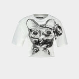 T-Shirt Tee - Rabanne - Coton - Blanc
