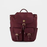 Sac À Dos Virginia - Tory Burch - Viscose - Rouge