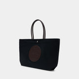 Cabas Ella Twist - Tory Burch - Synthétique - Noir