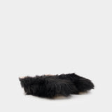 Sandales - Simone Rocha - Fausse Fourrure - Noir