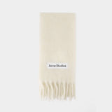 Écharpe - Acne Studios - Laine - Ivoire