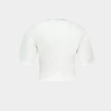 T-Shirt Tee - Rabanne - Coton - Blanc