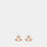 Boucles D'oreilles Feodora - Vivienne Westwood - Métal - Rose